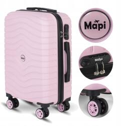  Mapi Keményfalú bőrönd nagy Abs Mapi 100L Rózsaszín Prémium 100 l (Walizka Podróżna Na Kółkach 100L Różowa)