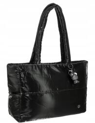 David Jones női shopper kézitáska nylonból, fekete