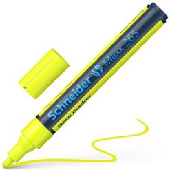 Schneider Maxx 265 neon krétamarker, sárga