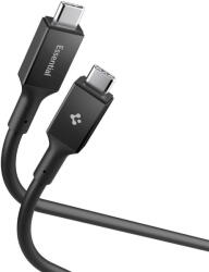 Spigen Cablu pentru Alimentare Type-C la Type-C, Cable Premium USB-C to USB-C cable with up to 240W power delivery, USB4 Gen3 (40Gbps), 40Gbps, 8K, 1.2m - Spigen Essential (EB24012CC) - Black (EB24012CC) - p