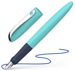 Schneider hullámos türkiz töltőtoll - kék tollbetét