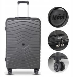  Mapi Keményfedeles Kabinbőrönd Abs Mapi 35L Sötétszürke Prémium 35 l (Walizka Podróżna Na Kółkach Kabinowa 35L)