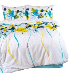 Darymex Mikroszálas ágyneműhuzat 220x200 fehér türkiz Darymex (POMIK/220X200/12205)