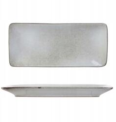 Intesi Téglalap alakú tányér Tierra szürke 22x10 (5902385752091)