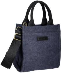 David Jones női kézitáska láda kis vászon fekete