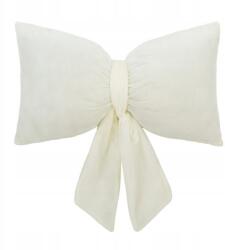 Spod Igły i Nitki Karácsonyi párna masnis 40x23 Velvet krémszínű (5903068874833)