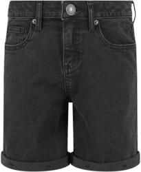 Urban Classics Lányok organikus stretch farmer 5 zsebes rövidnadrág 128-134 cm 7-8 A fekete