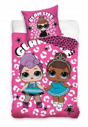 Carbotex Rózsaszín Ágyneműhuzat Lol Surprise Pöttyös Rózsaszín Párduc L. o. l. Surprise! 160x200 (LOL-001)