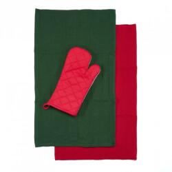Heinner Set manusa bucatarie 3 piese Craciun Green (HR-3KS-XMASG) - shoppix