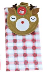 Heinner Set 2 piese bucatarie: suport vase, prosop Deer (HR-2SET-XDER) - shoppix