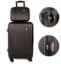  Mapi Keményfalú bőrönd szett Abs Mapi 75 L Fekete Kozmetikai táska 13l (MZES2W1LB75L Walizki Na Kółkach Bagaż)