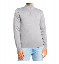 Tommy Hilfiger Férfi pulóver Tommy Hilfiger Zip Mock XM0XM04338 Világosszürke XXL méret (XM0XM04338)