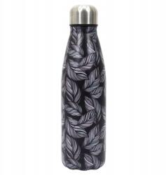  Flower thermo kulacs fekete 500ml (5902385787666)