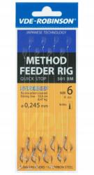 Robinson Kihagyhatatlan M501BM Feeder Előke Quick Stoppal, Szakáll Nélküli Horog #12 (01-V-M501BM-12Q)