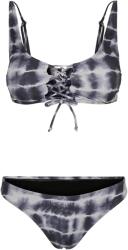 Urban Classics Női Tie Dye csipkés bikinik XS fehér|fekete|színes
