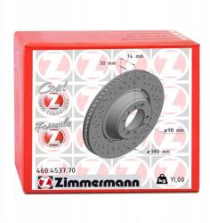 Zimmermann Hátsó Ventilált Féktárcsa P Porsche 718 911 Cayman-hoz