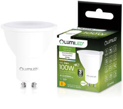 Lumileds LED izzó GU10 spotlámpa PAR16 12W = 100W 1320LM 4000K semleges 120° LUMILED (LUMLEDF0240)