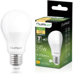Lumileds LED izzó E27 A60 2, 5 W = 25 W 275 lm 3000 K Meleg 260° LUMILED (LUMLEDJ0001A)