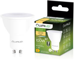 Lumileds LED izzó GU10 spotlámpa PAR16 12W = 100W 1320LM 3000K Meleg 120° LUMILED (LUMLEDF0238)