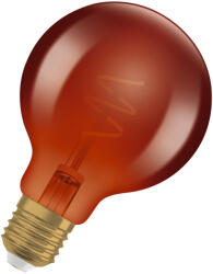 OSRAM G120 Vintage E27 LED izzó 3W = 5W 45lm 1800K Meleg 300° Piros Szabályozható Izzószál Vintage 1906 Osram (4099854586361)