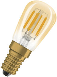 OSRAM E14 Vintage LED izzó 2, 8 W = 25 W 250 lm 2200 K Meleg 320° Borostyánszínű, szabályozható izzószálas Vintage 1906 Osram (4058075849648)