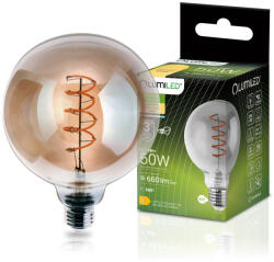 Lumileds E27 LED izzó gömb alakú G125 6W = 50W 660LM 2200K Meleg 360° füstszálas LUMILED (LUMLEDL1006)
