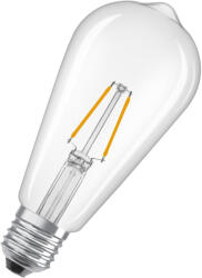 OSRAM LED izzó ST64 E27 gyertya 1.8W = 25W 250lm 2700K Meleg 300° Izzószálas STAR CLASSIC Osram (4099854467530)