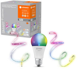 OSRAM Izzó + LED-szalag szett 8.5W 550lm 110° RGB CCT szabályozható fényerejű SMART+ WiFi intelligens csomag Ledvance (4099854022050)