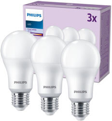 Philips 3x LED izzó E27 A67 13W = 100W 1521lm 4000K Semleges 180° EC Többcsomagos Philips (8719514451339)