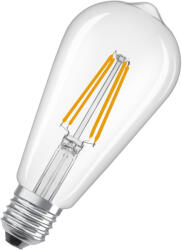 OSRAM LED izzó ST64 E27 5.9W = 60W 806lm 2700K Meleg 300° Izzószálas STAR CLASSIC Osram (4099854468179)