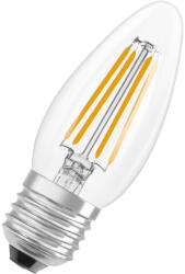 OSRAM LED izzó B35 E27 gyertya 3.4W = 40W 470lm 2700K Meleg 300° Izzószálas STAR CLASSIC Osram (4099854467066)