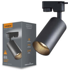 Videx Spotlámpa GU10 sínhez, fekete, IK07 VIDEX (VIDSZY0015)