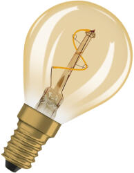 OSRAM LED izzó P45 Vintage E14 1.8W 30lm 2200K Meleg 320° Borostyánszínű Izzószál Vintage 1906 Osram (4099854551901)