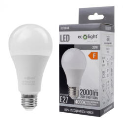 ECOLight LED izzó A60 E27 20W 1800lm 4000K Semleges Ecolight (ECOLED1562)