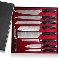  BL-13827 Késkészlet - 9db/Fekete