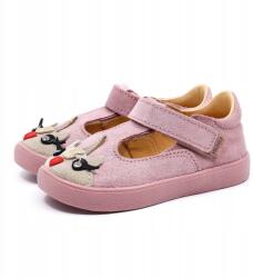 Mrugała Tépőzáras Bőr Gyerek Balerinacipő Mrugała Tola póni lila fényes R23 (2180/5-52)