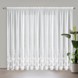 Takoy EVA MINGE Függöny JULIA hímzett virágmintával és gyöngyökkel 350 x 270 cm