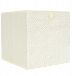 Intesi Polctartó doboz 30x30cm Braid bézs (5905896113344)