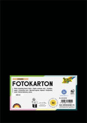 FOLIA Dekorkarton, 2 oldalas, A4, 300 g, 50 lap, FOLIA, fekete (FL6145090) - onlinepapirbolt