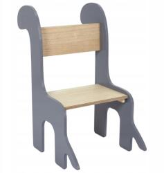 Intesi Dino gyerek szék, szürke/natúr (5902385795111)