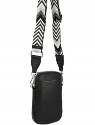 David Jones Női postás táska mini kézitáska David Jones Ökológiai bőr, fekete