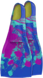 Speedo Unisex felnőtt hosszú penge búvárúszó uszonyok 39 fekete|színes