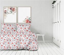 Greno Szatén ágyneműhuzat 220x200 Akvarell fehér virágos Frotex (123)