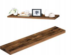  Akasztós Polc Szett 2 Db-os Fali Polc Nappaliba Konyha Loft Könyvek (Półka ścienna wisząca zestaw do pokoju salonu)