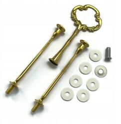  Arany színű tortaállvány fogantyúk, 1 szett