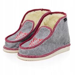 PanSzew Meleg Bambusz Női Filc Természetes Gyapjú Papucs 36-41 PanSzew (Ciepłe Bambosze Damskie Kapcie Góralskie 38)