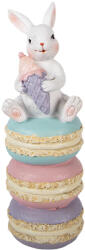 Clayre & Eef Figurina Iepuras Paste polirasina multicolora 7x7x20 cm (6PR5974)