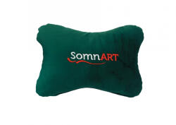 Somnart Perna Somnart pentru tetiera, verde, dimensiune 32x23 (PERNA.TETIERA.03)