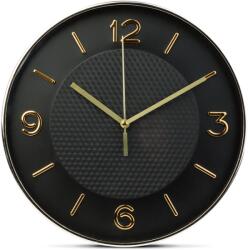 Family Falióra - 25 cm - műanyag, üveg - 1 x AA - fekete, 57336B