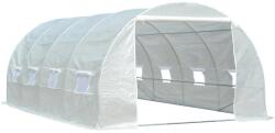 Sersimo Greenhouse Garden Outsunny típusú alagút PE acélcsövek, fehér, 600x300x200cm (845-120)